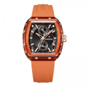 Expedition 6814 Rosegold Black Oranye Rubber Lady MFRIGBAOR